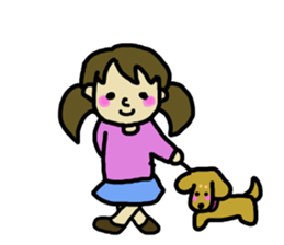 twin tail girl(JAPN) sticker #3540146