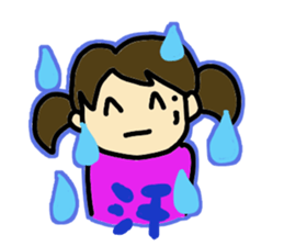 twin tail girl(JAPN) sticker #3540148