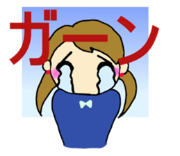 twin tail girl(JAPN) sticker #3540151