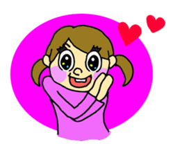 twin tail girl(JAPN) sticker #3540152