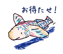 Freehand drawing7 sticker #3540502