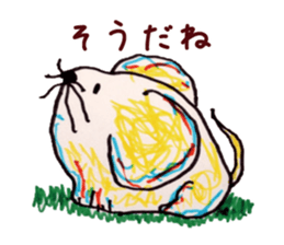 Freehand drawing7 sticker #3540504