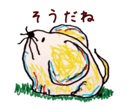 Freehand drawing7 sticker #3540504