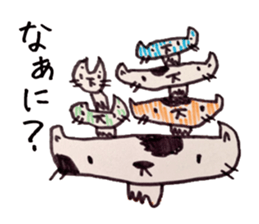 Freehand drawing2 sticker #3540530