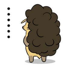 Afro hedgehog Sticker sticker #3540561