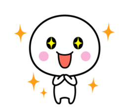 White thing usable anytime sticker #3540711