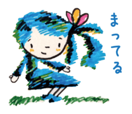 Freehand drawing5 sticker #3540719