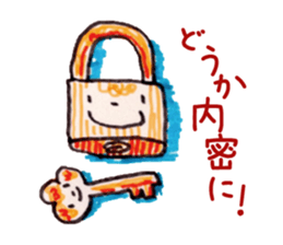 Freehand drawing6 sticker #3540785