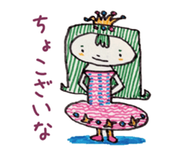 Freehand drawing6 sticker #3540786