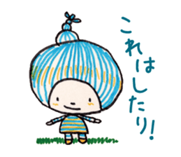 Freehand drawing6 sticker #3540789