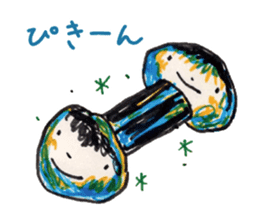 Freehand drawing9 sticker #3540936