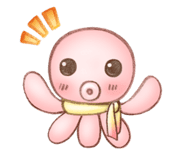 kawaii octopus sticker #3540954