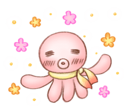 kawaii octopus sticker #3540958