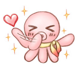 kawaii octopus sticker #3540960