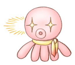 kawaii octopus sticker #3540975