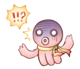 kawaii octopus sticker #3540976
