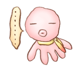 kawaii octopus sticker #3540979