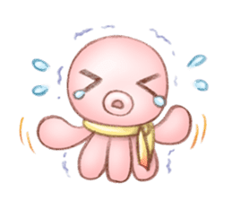 kawaii octopus sticker #3540981