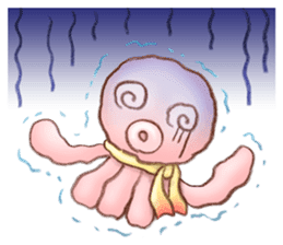 kawaii octopus sticker #3540988
