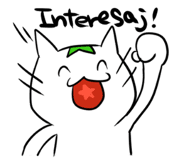 Constructed+ Esperanto Cat +language sticker #3541165