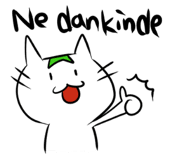 Constructed+ Esperanto Cat +language sticker #3541174
