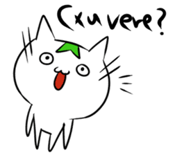 Constructed+ Esperanto Cat +language sticker #3541185