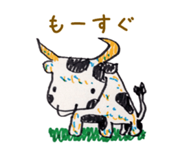 Freehand drawing10 sticker #3541439