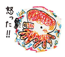 Freehand drawing8 sticker #3541544