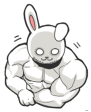 Rabbo the Muscle Rabbit by Babustudio