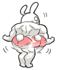 Rabbo the Muscle Rabbit sticker #3542555