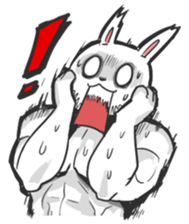 Rabbo the Muscle Rabbit sticker #3542558