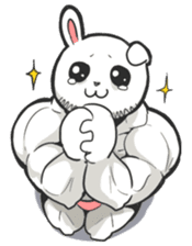 Rabbo the Muscle Rabbit by Babustudio