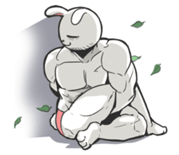 Rabbo the Muscle Rabbit sticker #3542586