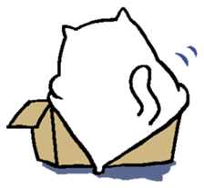 NikuQman & omochimaru - cat hero sticker #3542638