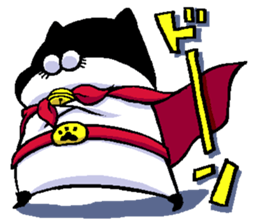 NikuQman & omochimaru - cat hero sticker #3542647