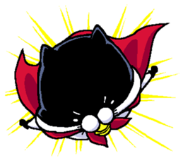 NikuQman & omochimaru - cat hero sticker #3542669