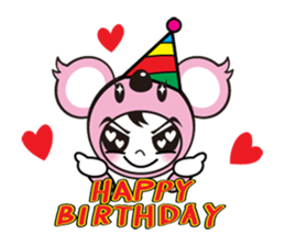 Cute koala sticker #3543395