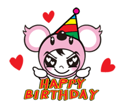 Cute koala sticker #3543395