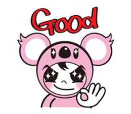 Cute koala sticker #3543396