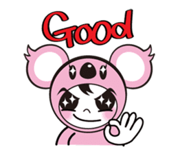 Cute koala sticker #3543396