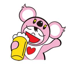 Cute koala sticker #3543397