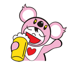 Cute koala sticker #3543397