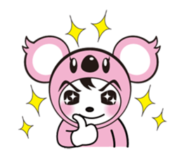 Cute koala sticker #3543401