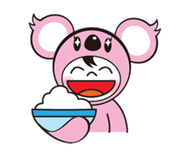 Cute koala sticker #3543404