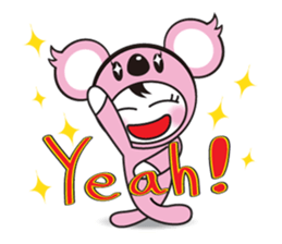 Cute koala sticker #3543405