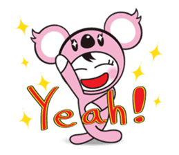 Cute koala sticker #3543405