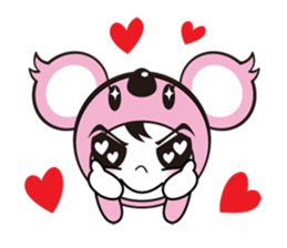 Cute koala sticker #3543406