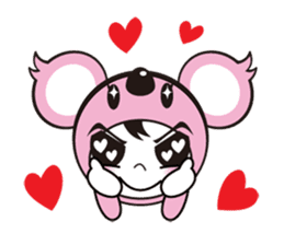 Cute koala sticker #3543406
