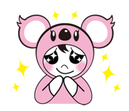 Cute koala sticker #3543407