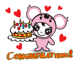 Cute koala sticker #3543408